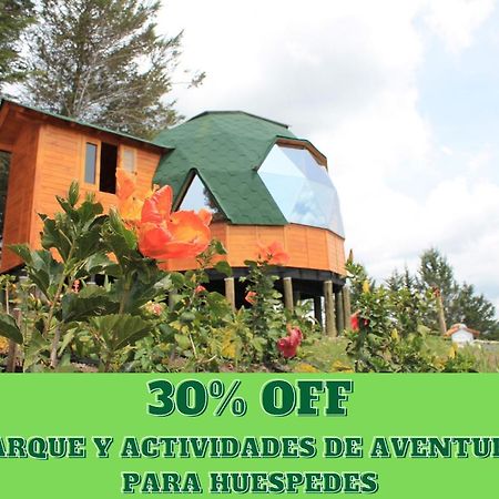 Glamping Y Chalet Aventura Park Villa De Leyva La Periquera Kültér fotó