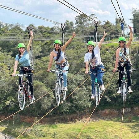 Glamping Y Chalet Aventura Park Villa De Leyva La Periquera Kültér fotó