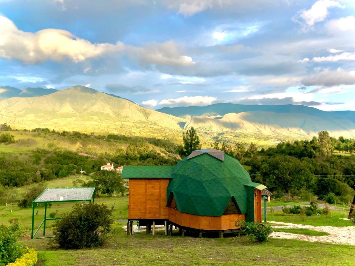 Glamping Y Chalet Aventura Park Villa De Leyva La Periquera Kültér fotó