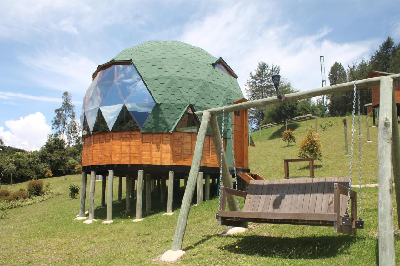 Glamping Y Chalet Aventura Park Villa De Leyva La Periquera Kültér fotó