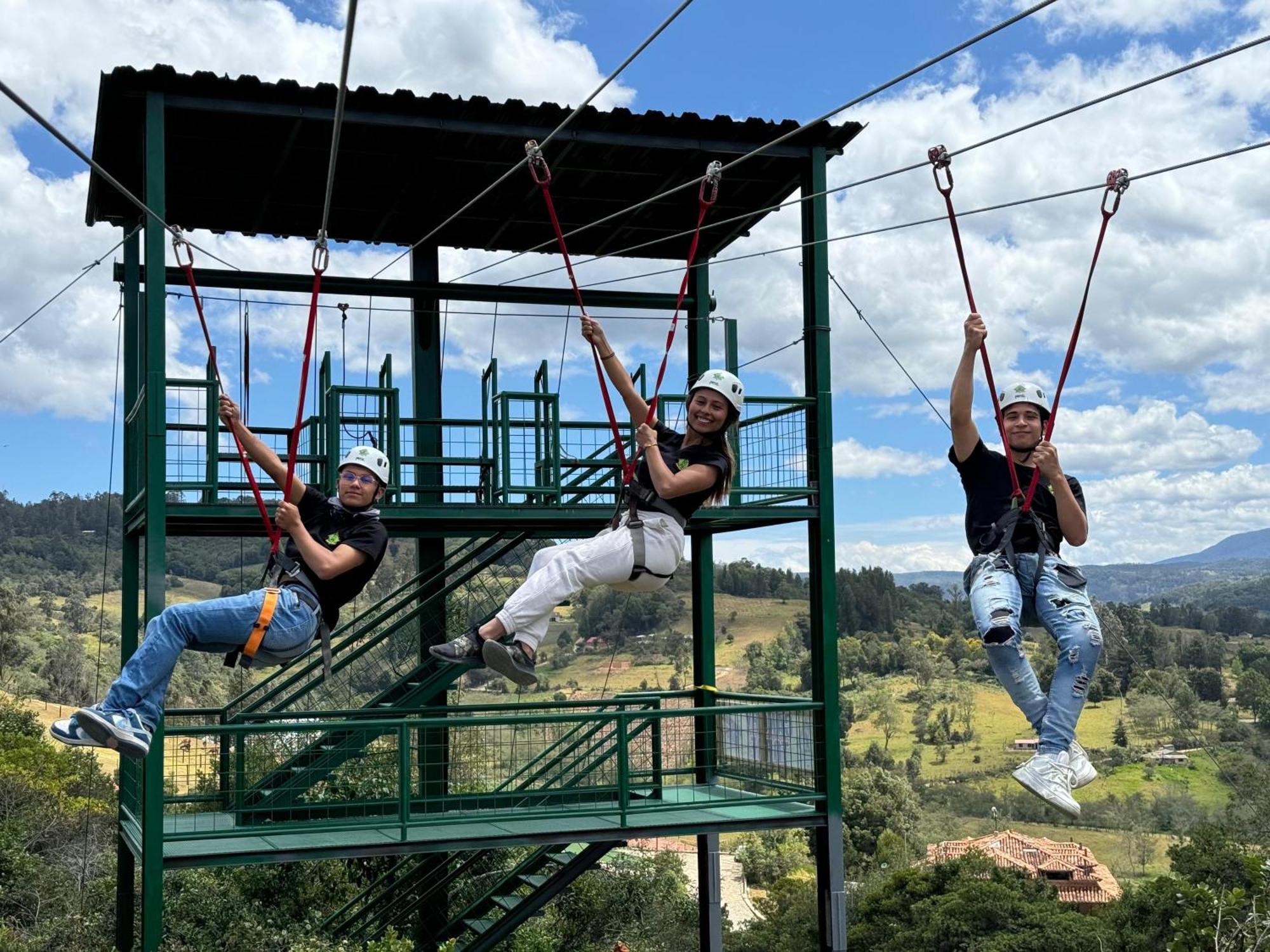 Glamping Y Chalet Aventura Park Villa De Leyva La Periquera Kültér fotó