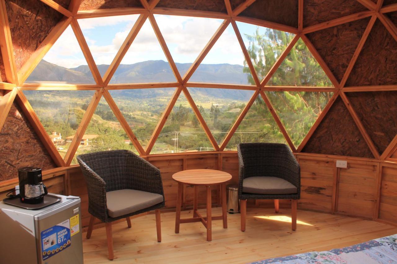 Glamping Y Chalet Aventura Park Villa De Leyva La Periquera Kültér fotó