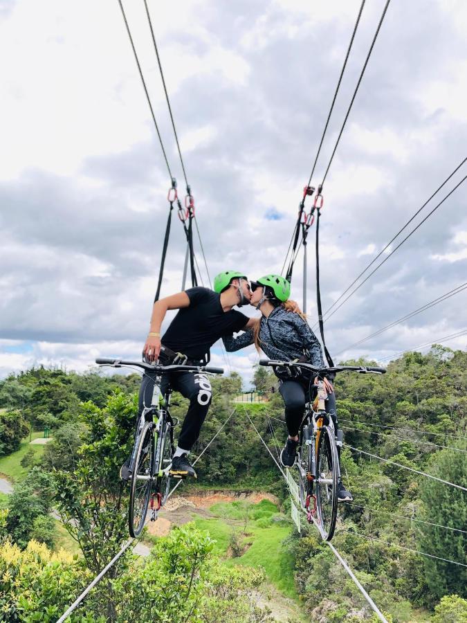 Glamping Y Chalet Aventura Park Villa De Leyva La Periquera Kültér fotó
